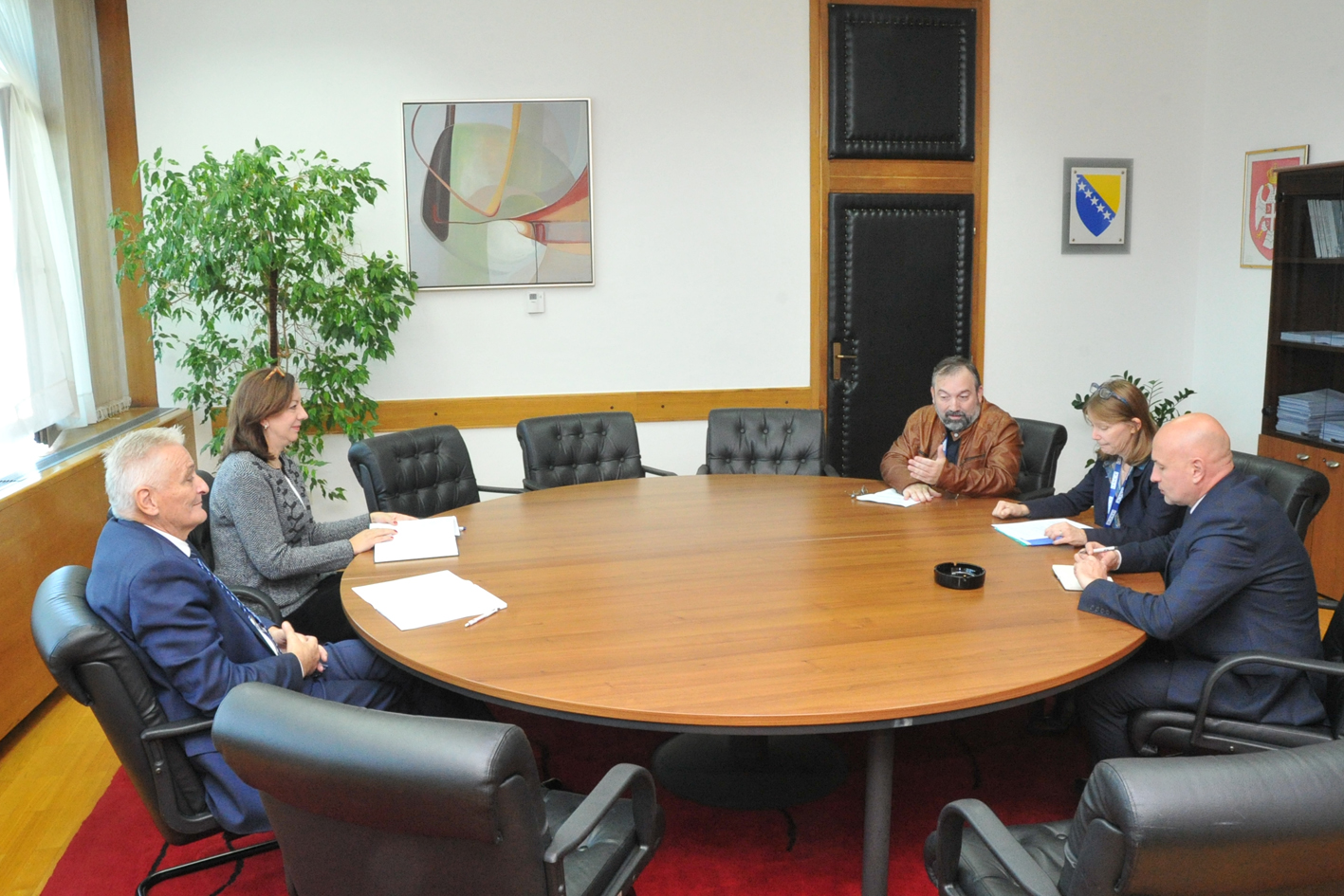 Zamjenik predsjedavajućeg Doma naroda dr. Nikola Špirić primio novoimenovanu šeficu Misije OSCE u BiH 